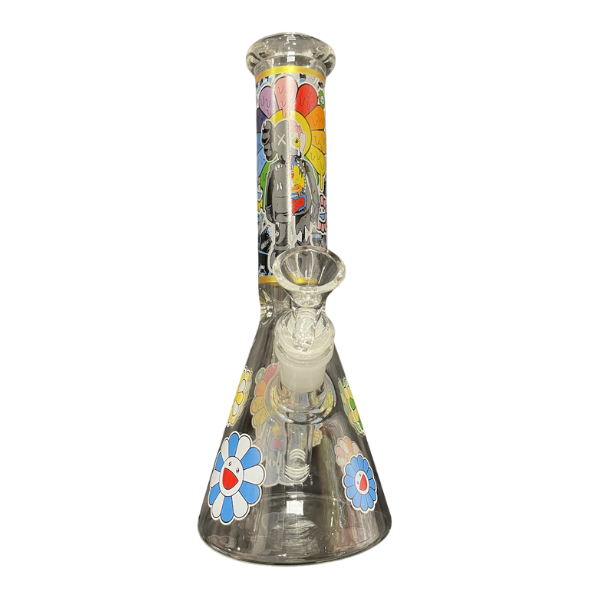 AL WP Beaker Silo 10" / Trippy Daisies